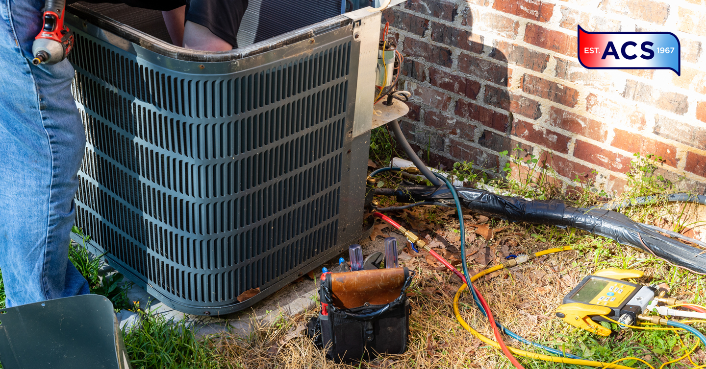 Air conditioner maintenance being performed - avoiding HVAC Warrenties