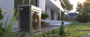 HVAC unit outside of home