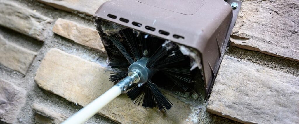 professional cleaning of dryer venting